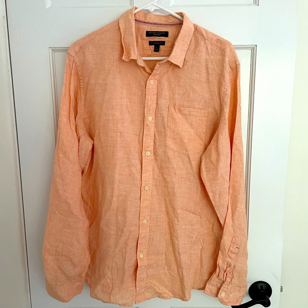 Men’s Banana Republic Linen Button Down